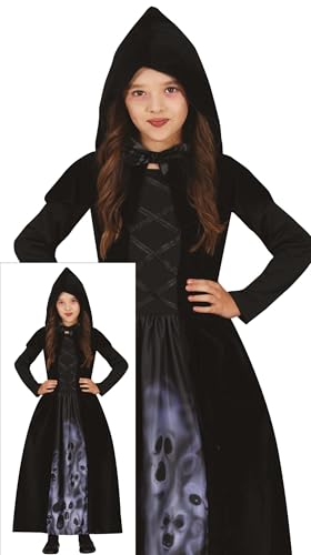 FIESTAS GUIRCA Geister Zauberin Kostüm Halloween Kostüm Kinder – Magische Hexe Schwarze Magierin – Kostüm Kinder Halloween Mädchen 3-4 Jahre von FIESTAS GUIRCA