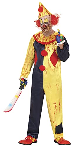 FIESTAS GUIRCA Gelber Killer Clown Kostüm – Horror Zirkus Mörder Clown Kostüm Halloween Herren Größe 48-50 M FIESTAS GUIRCA Gelber Killer Clown Kostüm – Horror Zirkus Mörder Clown Kostüm Halloween Herren Größe 48-50 M von FIESTAS GUIRCA