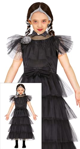 FIESTAS GUIRCA Gothic Familien Mädchen Ball Königin Kostüm – Elegantes schwarzes Kleid – Halloween Kinder Kostüm für Mädchen von 10-12 Jahren FIESTAS GUIRCA Gothic Familien Mädchen Ball Königin Kostüm – Elegantes schwarzes Kleid – Halloween Kinder Kostüm für Mädchen von 10-12 Jahren von FIESTAS GUIRCA