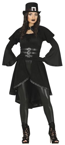 FIESTAS GUIRCA Gothic Lady - Elegantes schwarzes Kleid Kostüm Erwachsene Damen Größe M 36-38 FIESTAS GUIRCA Gothic Lady - Elegantes schwarzes Kleid Kostüm Erwachsene Damen Größe M 36-38 von FIESTAS GUIRCA