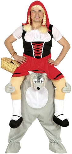 FIESTAS GUIRCA Huckepack Rotkäppchen Wolf Kostüm für Erwachsene L FIESTAS GUIRCA Huckepack Rotkäppchen Wolf Kostüm für Erwachsene L von FIESTAS GUIRCA