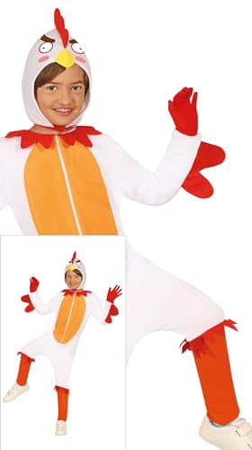 FIESTAS GUIRCA Huhn Faschings Kostüm Kinder Jungen oder Mädchen – Henne Overall & Hahn Mütze – Tierkostüm Karneval Kinder Kostüm Jungen und Mädchen 10-12 Jahre FIESTAS GUIRCA Huhn Faschings Kostüm Kinder Jungen oder Mädchen – Henne Overall & Hahn Mütze – Tierkostüm Karneval Kinder Kostüm Jungen und Mädchen 10-12 Jahre von FIESTAS GUIRCA