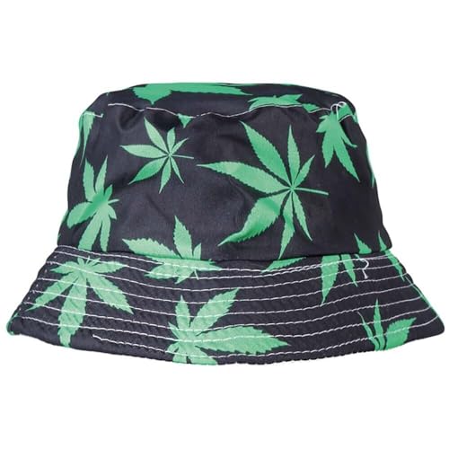 FIESTAS GUIRCA Hut Cannabis Hanf Muster Anglerhut Karneval Fasching Mütze Hanfblatt FIESTAS GUIRCA Hut Cannabis Hanf Muster Anglerhut Karneval Fasching Mütze Hanfblatt von FIESTAS GUIRCA