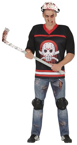 FIESTAS GUIRCA Jazz der Hockey Killer Kostüm – Inklusive Blutige Mörder Maske – Kostüm Halloween Herren Größe 52-54 L FIESTAS GUIRCA Jazz der Hockey Killer Kostüm – Inklusive Blutige Mörder Maske – Kostüm Halloween Herren Größe 52-54 L von FIESTAS GUIRCA