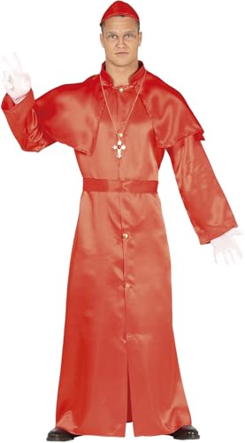 FIESTAS GUIRCA Kardinal Heiliger Karneval Fasching Kostüm für Herren Kirche Bischof Priester Gr. M-XL, GröÃŸe:L von FIESTAS GUIRCA