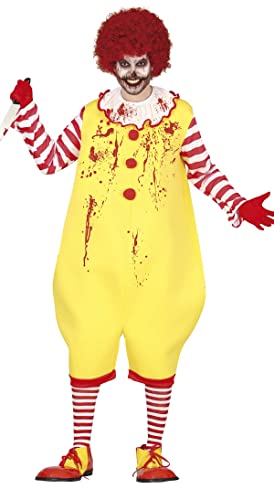 Fiestas GUiRCA Killer-Clown Mr. McKiller Kostüm Erwachsene Herren Größe L 52-54 von Fiestas GUiRCA