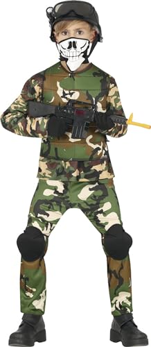 Fiestas Guirca Komplettes Soldaten Kostüm für Kinder - Alter 7-9 Jahre - SEK Bundeswehr Kostüm Jungen Karneval, Gamer Soldat Fasching Kostüm Kinder Fiestas Guirca Komplettes Soldaten Kostüm für Kinder - Alter 7-9 Jahre - SEK Bundeswehr Kostüm Jungen Karneval, Gamer Soldat Fasching Kostüm Kinder von Fiestas Guirca