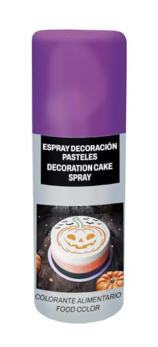 FIESTAS GUIRCA | Kuchen Lebensmittelfarbspray Lila (100 ml) - Küchenutensil zum Dekorieren von Torten und Desserts - Ideal für Halloween und Themenpartys - Backzubehör - Lila von FIESTAS GUIRCA