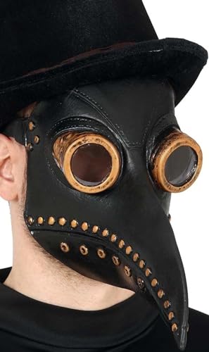FIESTAS GUIRCA Latexmaske Doctor Pest Black von FIESTAS GUIRCA