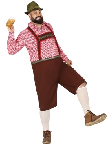 FIESTAS GUIRCA Lederhosen-Look Oktoberfest Kostüm Herren – Oktoberfest Tracht Herren – Oktoberfest Herren Outfit aus Stoff für Karneval Fasching Größe XL 54-56 FIESTAS GUIRCA Lederhosen-Look Oktoberfest Kostüm Herren – Oktoberfest Tracht Herren – Oktoberfest Herren Outfit aus Stoff für Karneval Fasching Größe XL 54-56 von FIESTAS GUIRCA
