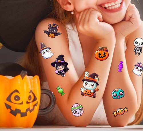 FIESTAS GUIRCA | Little Monsters Klebetattoos - Temporäre Tattoos und FX für Halloween, Karneval und Themenpartys - Ideal für Kinder und Erwachsene - 1 Block mit bunten Tattoos FIESTAS GUIRCA | Little Monsters Klebetattoos - Temporäre Tattoos und FX für Halloween, Karneval und Themenpartys - Ideal für Kinder und Erwachsene - 1 Block mit bunten Tattoos von FIESTAS GUIRCA