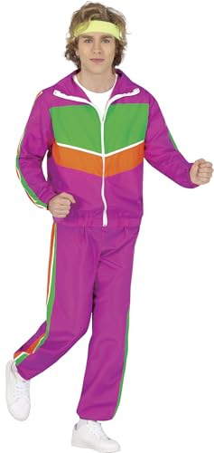 FIESTAS GUIRCA Lustiger Fasching Jogginganzug 80er Jahre Herren - Größe M 48 – 50 - Pinker 80 er Jahre Trainingsanzug Herren - 90er Jahre Outfit Karneval, Bad Taste Outfit, DDR Trainingsanzug FIESTAS GUIRCA Lustiger Fasching Jogginganzug 80er Jahre Herren - Größe M 48 – 50 - Pinker 80 er Jahre Trainingsanzug Herren - 90er Jahre Outfit Karneval, Bad Taste Outfit, DDR Trainingsanzug von FIESTAS GUIRCA