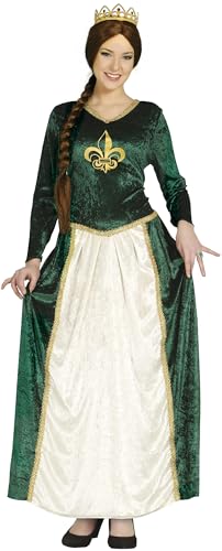 FIESTAS GUIRCA Mittelalterliche Königin, Erwachsene, 44-46 (XL), Bunt von FIESTAS GUIRCA