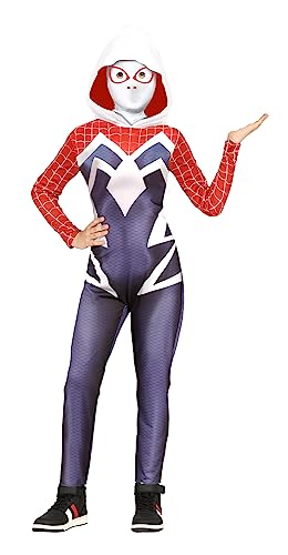 FIESTAS GUIRCA Mysteriose Superheldin – Roter u. Schwarzer Superhelden Overall mit Spinnenmuster u. Kapuze – Fasching Karneval Kostüm Kinder Mädchen 7-9 Jahre FIESTAS GUIRCA Mysteriose Superheldin – Roter u. Schwarzer Superhelden Overall mit Spinnenmuster u. Kapuze – Fasching Karneval Kostüm Kinder Mädchen 7-9 Jahre von FIESTAS GUIRCA