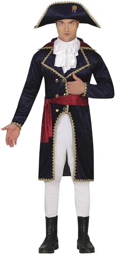 FIESTAS GUIRCA Napoleon Herren Kostüm Karneval Fasching – Komplettes Französischer Kaiser Outfit inkl. Hut – Historisches Herren Kostüm Karneval Fasching Größe M 48-50 FIESTAS GUIRCA Napoleon Herren Kostüm Karneval Fasching – Komplettes Französischer Kaiser Outfit inkl. Hut – Historisches Herren Kostüm Karneval Fasching Größe M 48-50 von FIESTAS GUIRCA