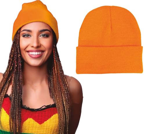 FIESTAS GUIRCA | Neon-orangefarbener Hut - Kostümzubehör für Kostümpartys, Karneval und Halloween - Ideal für alle Nutzer - Orange FIESTAS GUIRCA | Neon-orangefarbener Hut - Kostümzubehör für Kostümpartys, Karneval und Halloween - Ideal für alle Nutzer - Orange von FIESTAS GUIRCA