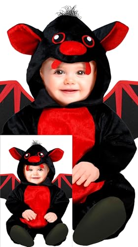 FIESTAS GUIRCA Niedliche Vampir Fledermaus Baby Kostüm Halloween – Roter Fledermaus Einteiler mit Flügeln – Halloween Baby Kostüm Jungen 18-24 Monate FIESTAS GUIRCA Niedliche Vampir Fledermaus Baby Kostüm Halloween – Roter Fledermaus Einteiler mit Flügeln – Halloween Baby Kostüm Jungen 18-24 Monate von FIESTAS GUIRCA