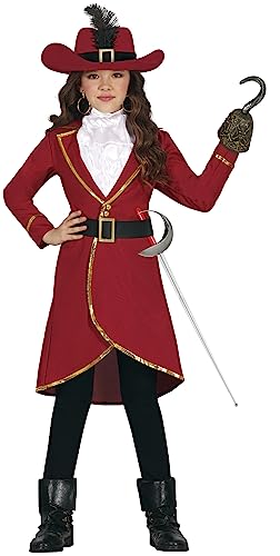 FIESTAS GUIRCA Piraten Kapitän Karneval Kostüm für Jungen & Mädchen – Weinrotes Piratenkostüm Kinder für Jungen u. Mädchen 5-6 Jahre FIESTAS GUIRCA Piraten Kapitän Karneval Kostüm für Jungen & Mädchen – Weinrotes Piratenkostüm Kinder für Jungen u. Mädchen 5-6 Jahre von FIESTAS GUIRCA