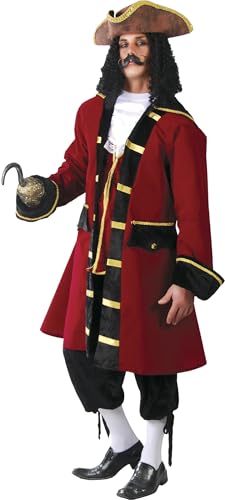 FIESTAS GUIRCA | Piraten Kapitän Kostüm für Erwachsene (56-58/XXL) - Jacke, Hose und Weste - Korsar und Freibeuter Kostüme für Halloween, Karneval und Kostümpartys - Herren - Rot und Schwarz FIESTAS GUIRCA | Piraten Kapitän Kostüm für Erwachsene (56-58/XXL) - Jacke, Hose und Weste - Korsar und Freibeuter Kostüme für Halloween, Karneval und Kostümpartys - Herren - Rot und Schwarz von FIESTAS GUIRCA