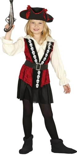 FIESTAS GUIRCA Piratenkostüm Mädchen - Kostüm Pirat Mädchen inkl. Piraten Hut Kinder Größe Alter 3-4 Jahre - Piratenkostüm Kinder Karneval, Fasching, Fastnacht, Halloween, Karibische Themen Party FIESTAS GUIRCA Piratenkostüm Mädchen - Kostüm Pirat Mädchen inkl. Piraten Hut Kinder Größe Alter 3-4 Jahre - Piratenkostüm Kinder Karneval, Fasching, Fastnacht, Halloween, Karibische Themen Party von FIESTAS GUIRCA