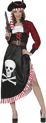 FIESTAS GUIRCA Piratenkostüm mit Rock für Damen, L, Bunt von FIESTAS GUIRCA
