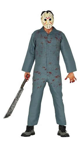 FIESTAS GUIRCA Psycho Killer Halloween Kostüm Teenager Junge – Horror Mörder Kostüm mit Mechaniker Overall – Jungen Halloween Kostüm Teens 14-16 Jahre FIESTAS GUIRCA Psycho Killer Halloween Kostüm Teenager Junge – Horror Mörder Kostüm mit Mechaniker Overall – Jungen Halloween Kostüm Teens 14-16 Jahre von FIESTAS GUIRCA