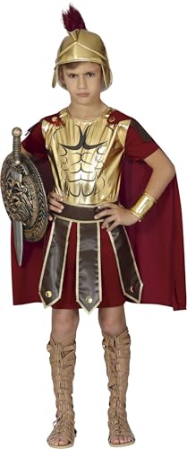 Fiestas Guirca Römer Kostüm Kinder Jungen Gladiator Kostüm - Alter 5-6 Jahre - Römischer Krieger inkl. Römer Helm mit Helmbusch - Zenturio Ritter Länderkostüm für Karneval, Fasching, Halloween Fiestas Guirca Römer Kostüm Kinder Jungen Gladiator Kostüm - Alter 5-6 Jahre - Römischer Krieger inkl. Römer Helm mit Helmbusch - Zenturio Ritter Länderkostüm für Karneval, Fasching, Halloween von Fiestas Guirca