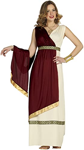 FIESTAS GUIRCA Römische Göttin der Antike Karneval Kostüm Damen – Römerin Aphrodite Kostüm Damen Griechisches Toga Kostüm in Weinrot u. Weiß – Venus Toga Kleid Griechin Faschingskostüm Gr. S 34-36 FIESTAS GUIRCA Römische Göttin der Antike Karneval Kostüm Damen – Römerin Aphrodite Kostüm Damen Griechisches Toga Kostüm in Weinrot u. Weiß – Venus Toga Kleid Griechin Faschingskostüm Gr. S 34-36 von FIESTAS GUIRCA