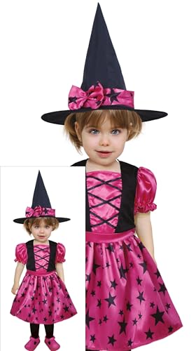 FIESTAS GUIRCA Rosa Sternhexe Kostüm Kleinkind Mädchen – Kleinkind Kostüm mit Hexenhut – Halloween Kostüm Kleinkind 2-3 Jahre FIESTAS GUIRCA Rosa Sternhexe Kostüm Kleinkind Mädchen – Kleinkind Kostüm mit Hexenhut – Halloween Kostüm Kleinkind 2-3 Jahre von FIESTAS GUIRCA