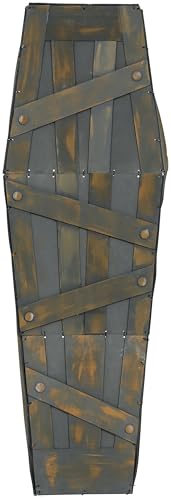 FIESTAS GUIRCA | Schaumstoff Sarg (160x52x27 cm) - Gruselige Dekoration für Halloween und Horrorpartys - Ideal für Bühnenrequisiten und Horrorfeste - Braun von FIESTAS GUIRCA