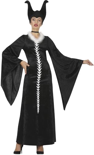FIESTAS GUIRCA Schicke Böse Wald Fee Damen Kostüm – Gr. M 38 – 40 - inkl. Kopfbedeckung mit Hörnern, langes schwarzes Kleid mit Engel Ärmeln - Für Karneval, Fasching, Halloween, Themen Partys FIESTAS GUIRCA Schicke Böse Wald Fee Damen Kostüm – Gr. M 38 – 40 - inkl. Kopfbedeckung mit Hörnern, langes schwarzes Kleid mit Engel Ärmeln - Für Karneval, Fasching, Halloween, Themen Partys von FIESTAS GUIRCA