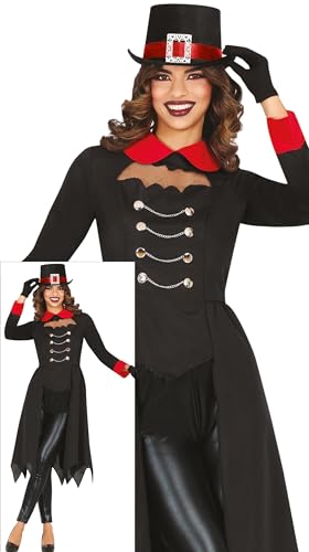 FIESTAS GUIRCA Schicke Vampirin Halloween Kostüm Damen – Elegantes Rot Schwarzes Gothic Vampir Kostüm – Halloween Kostüm Dame L 40-42 FIESTAS GUIRCA Schicke Vampirin Halloween Kostüm Damen – Elegantes Rot Schwarzes Gothic Vampir Kostüm – Halloween Kostüm Dame L 40-42 von FIESTAS GUIRCA
