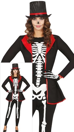 FIESTAS GUIRCA Schickes Skelett Halloween Kostüm Damen – Elegantes Skelett Damen Kostüm – Halloween Kostüm Dame L 40-42 FIESTAS GUIRCA Schickes Skelett Halloween Kostüm Damen – Elegantes Skelett Damen Kostüm – Halloween Kostüm Dame L 40-42 von FIESTAS GUIRCA