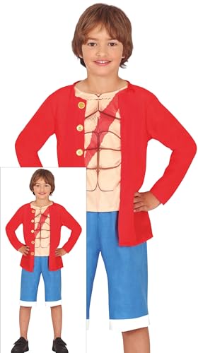 FIESTAS GUIRCA See Abenteurer Faschings Kostüm Kinder Jungen oder Mädchen – Anime Kostüm Rot & Blau – Manga Pirat Karneval Kinder Kostüm Jungen und Mädchen 7-9 Jahre FIESTAS GUIRCA See Abenteurer Faschings Kostüm Kinder Jungen oder Mädchen – Anime Kostüm Rot & Blau – Manga Pirat Karneval Kinder Kostüm Jungen und Mädchen 7-9 Jahre von FIESTAS GUIRCA