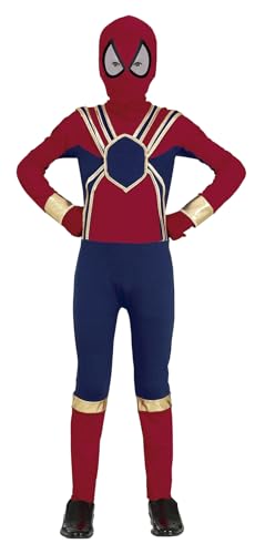 FIESTAS GUIRCA Spider Boy Kostüm Jungen – Rot, Blau, Goldenes Super Helden Outfit mit Spinnenmuster für Jungen von 3-4 Jahren FIESTAS GUIRCA Spider Boy Kostüm Jungen – Rot, Blau, Goldenes Super Helden Outfit mit Spinnenmuster für Jungen von 3-4 Jahren von FIESTAS GUIRCA