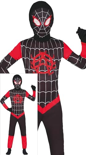 FIESTAS GUIRCA Spinnen Held Faschings Kostüm Kinder Jungen – Rot Schwarzes Superheld Kostüm mit Maske und Overall – Karneval Kinder Kostüm Jungen 10-12 Jahre FIESTAS GUIRCA Spinnen Held Faschings Kostüm Kinder Jungen – Rot Schwarzes Superheld Kostüm mit Maske und Overall – Karneval Kinder Kostüm Jungen 10-12 Jahre von FIESTAS GUIRCA