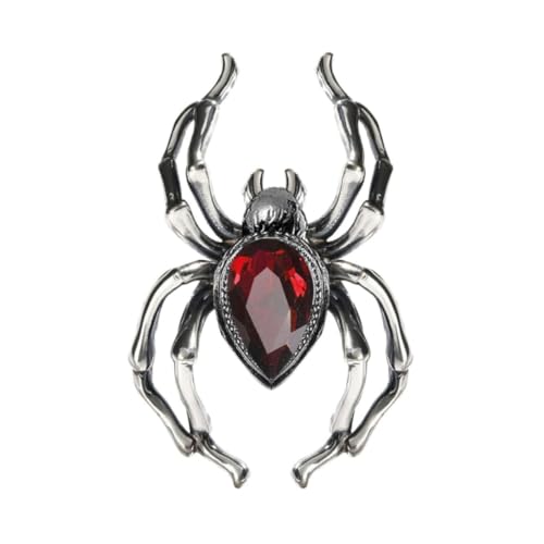 FIESTAS GUIRCA | Spinnenring Silber (Einheitsgröße) - Kostüm Schmuck für Halloween und Gruselfeste - Ideales Accessoire für Erwachsene Frauen - Silber von FIESTAS GUIRCA