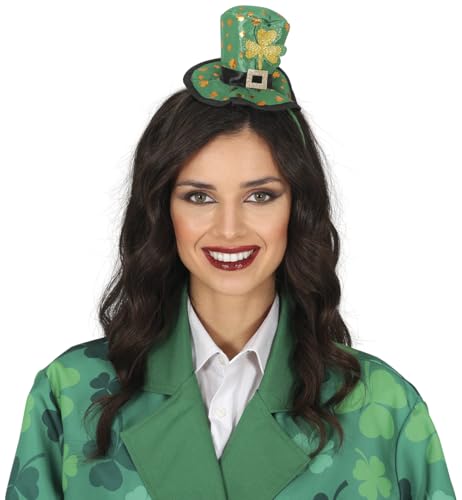 FIESTAS GUIRCA | St. Patrick's Day Hut Haarreif (Einheitsgröße) - Unisex Party Zubehör für St. Patrick's Day und andere Feste - Ideal für Karneval und Kostüme - Erwachsene Unisex - Grün von FIESTAS GUIRCA