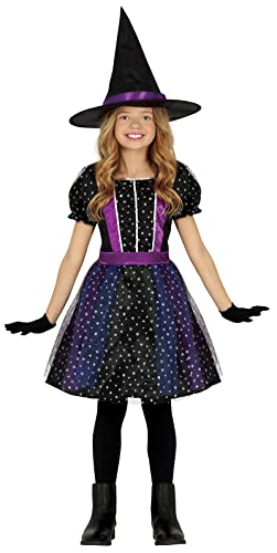 FIESTAS GUIRCA Sternchen Hexe mit Glitzer Kostüm – Lila Hexenkostüm mit Hexenhut – Halloween Kinder Kostüm für Mädchen von 5-6 Jahren FIESTAS GUIRCA Sternchen Hexe mit Glitzer Kostüm – Lila Hexenkostüm mit Hexenhut – Halloween Kinder Kostüm für Mädchen von 5-6 Jahren von FIESTAS GUIRCA