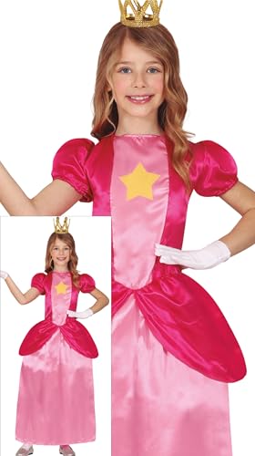 FIESTAS GUIRCA Sternen Prinzessin Karneval Kostüm Mädchen – Rosa Prinzessinnenkleid – Videospiel Königin Fasching Karneval Kostüm Kinder Mädchen 7-9 Jahre FIESTAS GUIRCA Sternen Prinzessin Karneval Kostüm Mädchen – Rosa Prinzessinnenkleid – Videospiel Königin Fasching Karneval Kostüm Kinder Mädchen 7-9 Jahre von FIESTAS GUIRCA