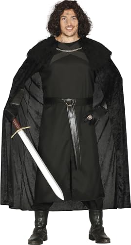 Fiestas Guirca Tapferer Mittelalterlicher Ritter Kostüm Herren - Größe L 52 – 54 - Fantasy Ritterkostüm Erwachsene inkl. Umhang - Schwarzer Krieger Kostüm Karneval, Fasching, Mittelalter Markt Fiestas Guirca Tapferer Mittelalterlicher Ritter Kostüm Herren - Größe L 52 – 54 - Fantasy Ritterkostüm Erwachsene inkl. Umhang - Schwarzer Krieger Kostüm Karneval, Fasching, Mittelalter Markt von Fiestas Guirca