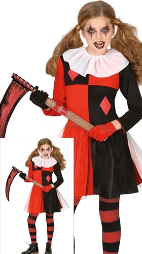 FIESTAS GUIRCA Teuflischer Harlekin Kostüm für Mädchen von FIESTAS GUIRCA