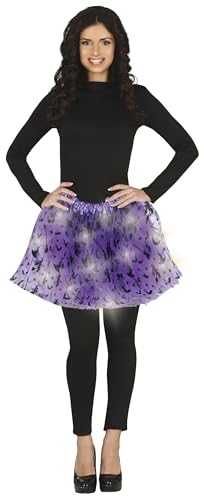 FIESTAS GUIRCA | Tutu Hexe mit Licht (40 cm) - Kostümzubehör für Halloween und Kostümpartys - Ideal für Erwachsene - Lila von FIESTAS GUIRCA