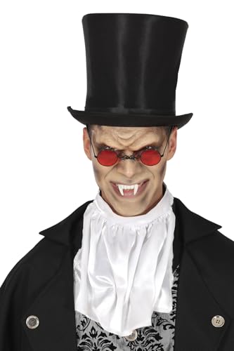 FIESTAS GUIRCA | Vampirgebiss (Einheitsgröße) - Künstliche Zähne für Vampir- und Vampiresse Kostüme - Make-up Zubehör für Halloween und Gruselfeste - Natürlich Weiß von FIESTAS GUIRCA