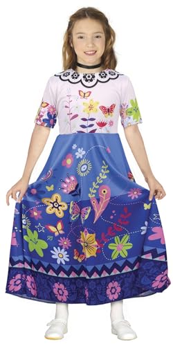 FIESTAS GUIRCA Verzaubertes Sommer Mädchen Kostüm – Blau Weißes Kleid mit Blumenmuster für Mädchen von 10-12 Jahren FIESTAS GUIRCA Verzaubertes Sommer Mädchen Kostüm – Blau Weißes Kleid mit Blumenmuster für Mädchen von 10-12 Jahren von FIESTAS GUIRCA