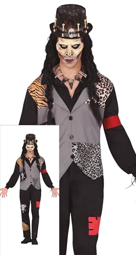 FIESTAS GUIRCA Voodoo Priester Halloween Kostüm Herren – Schamane Hexer Voodoo Doctor Kostüm – Voodoo Arzt Kostüm Herren Halloween M 48-50 FIESTAS GUIRCA Voodoo Priester Halloween Kostüm Herren – Schamane Hexer Voodoo Doctor Kostüm – Voodoo Arzt Kostüm Herren Halloween M 48-50 von FIESTAS GUIRCA