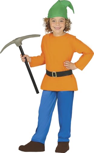 FIESTAS GUIRCA Wald Zwerg Kostüm für Kinder - Alter 5-6 Jahre - Gnom Kostüm Jungen u. Mädchen inkl. Zipfelmütze - Zwerge Märchen Kostüm Karneval, Fasching, Kinder Zwergenkostüm Party Verkleidung FIESTAS GUIRCA Wald Zwerg Kostüm für Kinder - Alter 5-6 Jahre - Gnom Kostüm Jungen u. Mädchen inkl. Zipfelmütze - Zwerge Märchen Kostüm Karneval, Fasching, Kinder Zwergenkostüm Party Verkleidung von FIESTAS GUIRCA