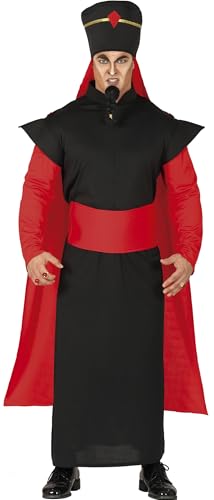 FIESTAS GUIRCA | Wüstenschurke Kostüm für Erwachsene (54-56/XL) - Umhang, Gürtel, Hut und Tunika - Prinz der Wüste Kostüme für Halloween, Karneval und Kostümpartys - Herren - Schwarz und Rot FIESTAS GUIRCA | Wüstenschurke Kostüm für Erwachsene (54-56/XL) - Umhang, Gürtel, Hut und Tunika - Prinz der Wüste Kostüme für Halloween, Karneval und Kostümpartys - Herren - Schwarz und Rot von FIESTAS GUIRCA