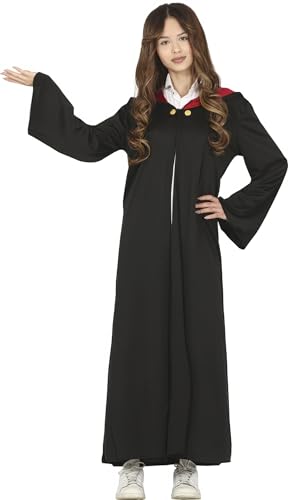 FIESTAS GUIRCA Zauberlehrling Halloween Kostüm Mädchen – Mächtiger Zauberer Kostüm mit Schwarzer Robe für Jugendliche – Magier Halloween Kostüm Teenagers 14-16 Jahre von FIESTAS GUIRCA
