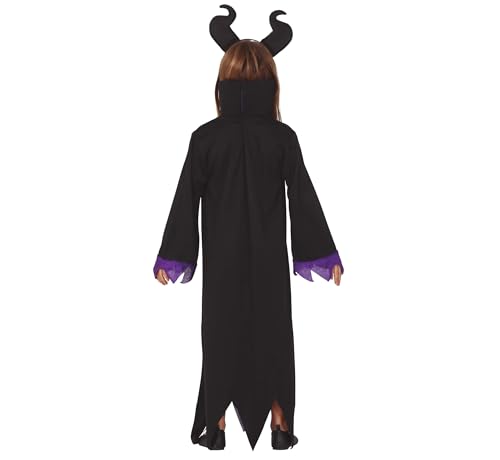 FIESTAS GUIRCA | Teufelsfee Kinderkostüm (5-6 Jahre) - Kleid und Haarreif - Märchen-, Feen- und Mittelalterkostüme für Halloween, Karneval und Weltbuchtag - Ideal für Mädchen - Schwarz und Lila FIESTAS GUIRCA | Teufelsfee Kinderkostüm (5-6 Jahre) - Kleid und Haarreif - Märchen-, Feen- und Mittelalterkostüme für Halloween, Karneval und Weltbuchtag - Ideal für Mädchen - Schwarz und Lila von FIESTAS GUIRCA